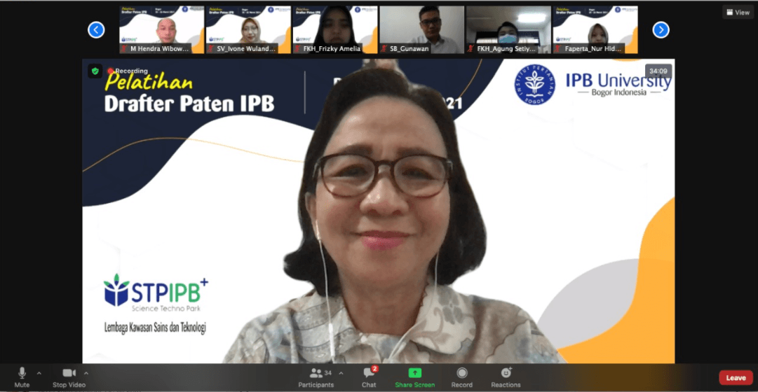 Tingkatkan Perolehan Paten, LKST IPB University Gelar Pelatihan Drafter Paten