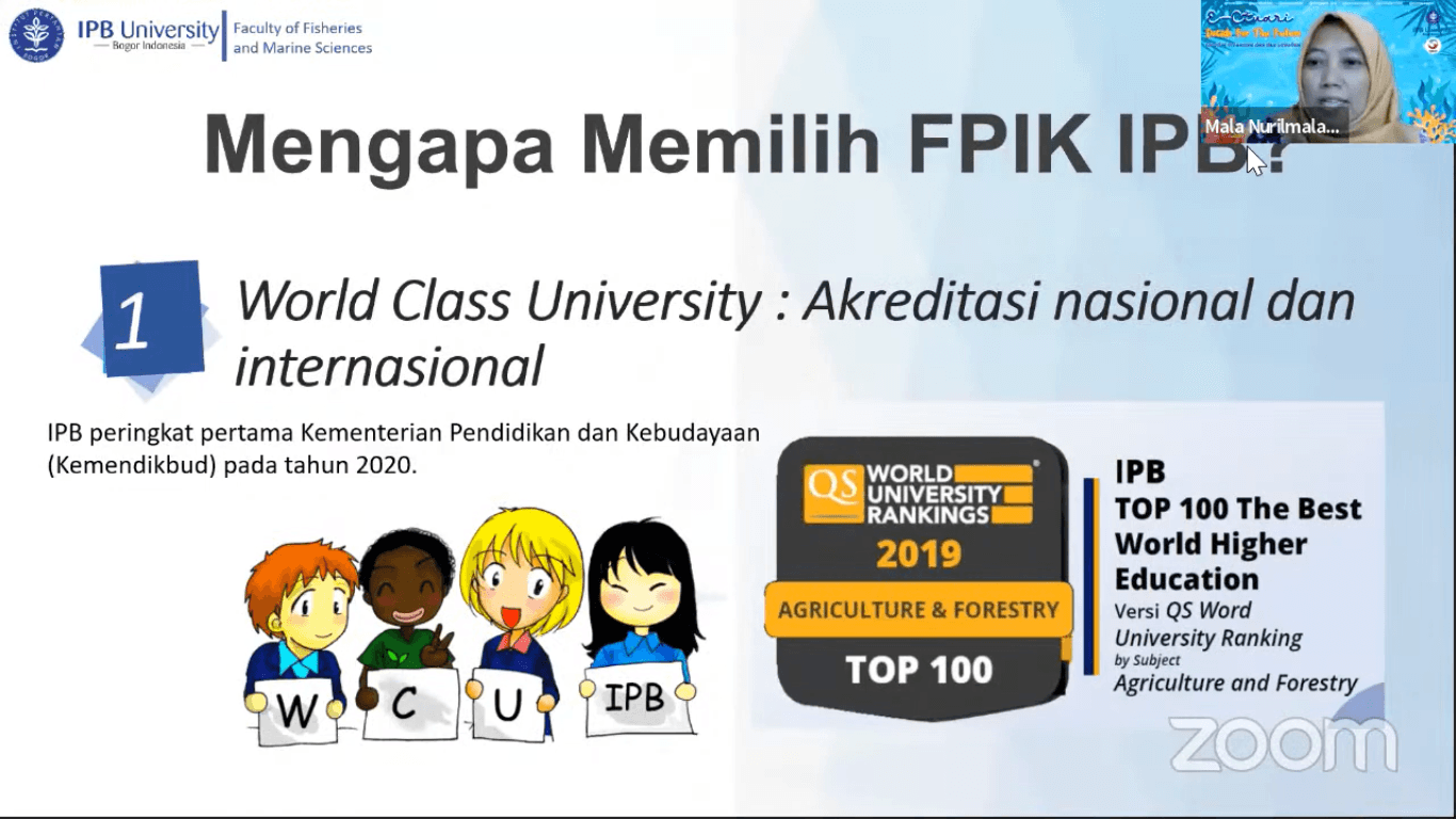 BEM FPIK IPB University Kenalkan Potensi Perikanan dan Kelautan Indonesia ke Siswa SMA