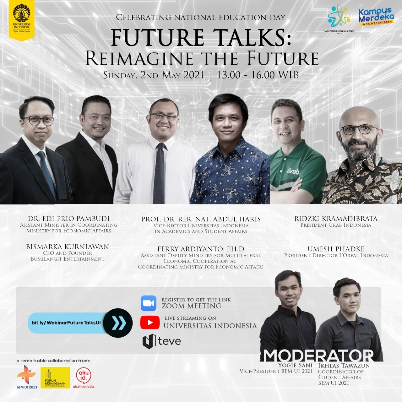 Future Talks UI: Hadirkan Pembicara Sukses Bedah Soal Karier Hingga Prediksi Keterampilan di Masa Depan