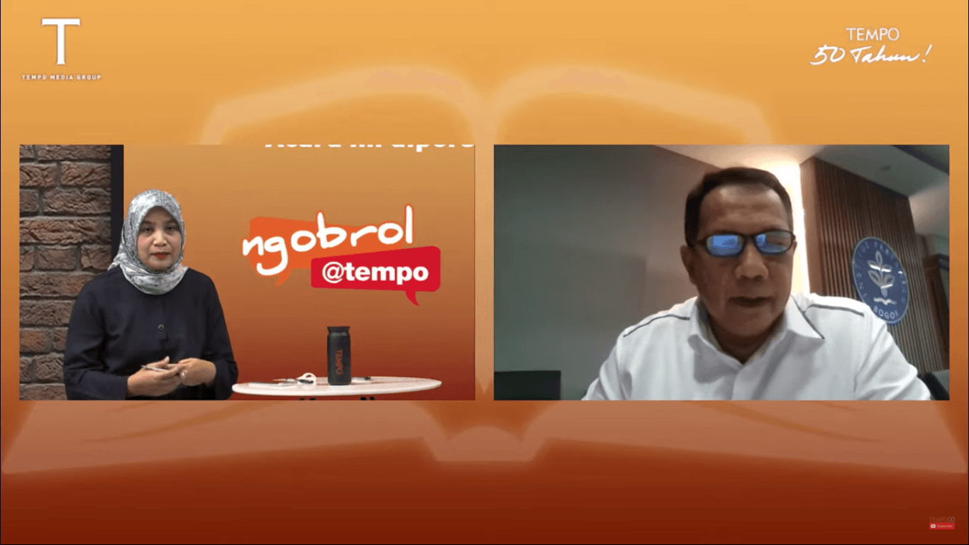 Wakil Rektor Bidang Pendidikan dan Kemahasiswaan IPB University Bicara Kunci Kebangkitan Pendidikan Vokasi di Tengah Pandemi