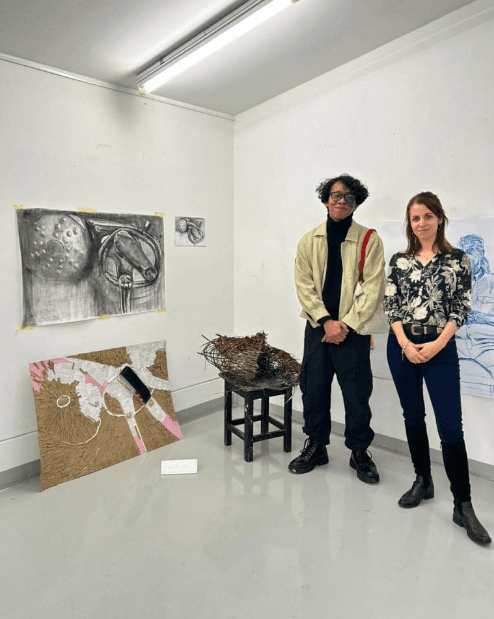 Dua Mahasiswa Jurusan Seni Murni Institut Seni Indonesia (ISI) Yogyakarta Berpameran di Hungaria