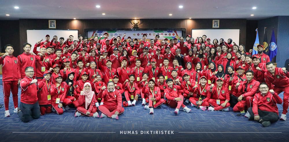 Kontingen Atlet Mahasiswa Indonesia Siap Berlaga di ASEAN University Games (AUG) 2024