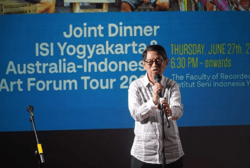 Kolaborasi FSMR ISI Yogyakarta dan Project Eleven Gelar Joint-Dinner Australia Indonesia Art Forum