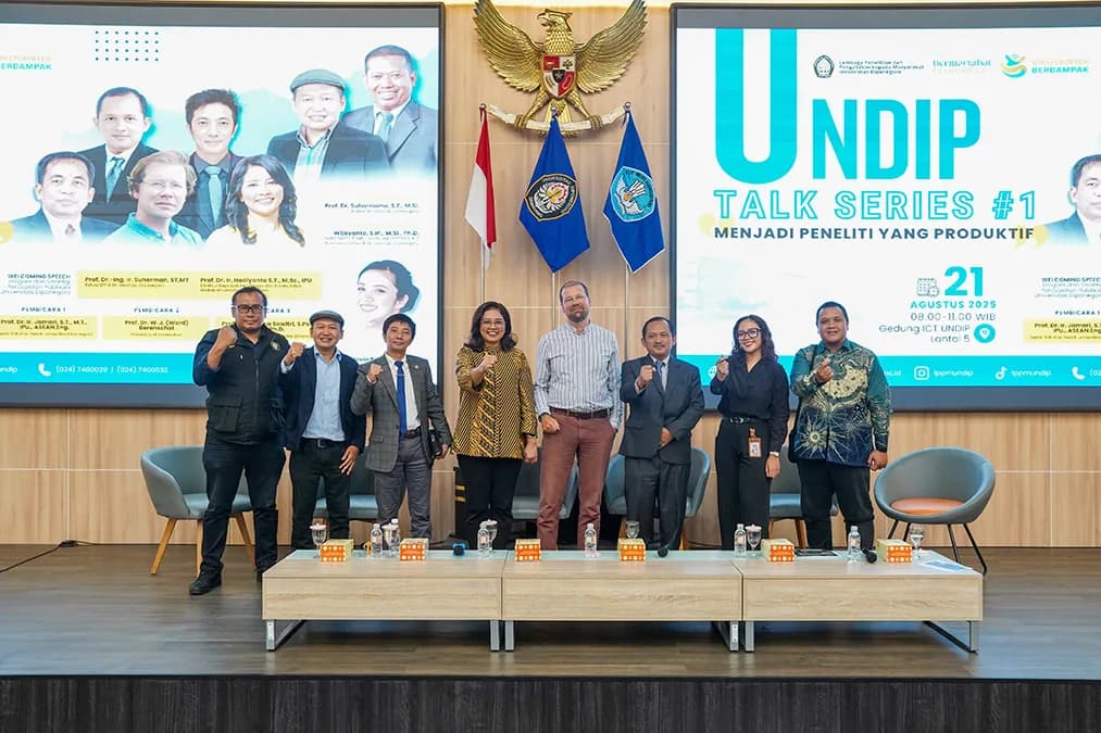 UNDIP Talk Series #1 Menjadi Peneliti yang Produktif: Ciptakan Dosen Kompeten, Dukung Visi UNDIP sebagai Universitas Riset Unggul