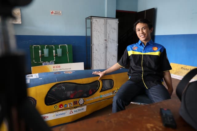 Mobil Hemat Energi Inovasi Mahasiswa UM Pontianak