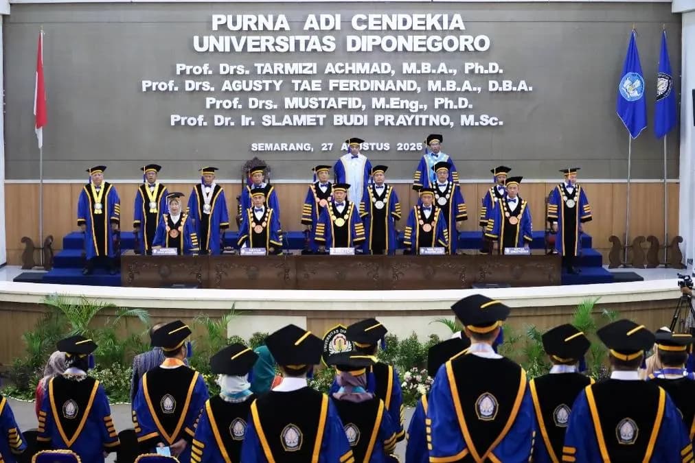 Purna Adi Cendekia: UNDIP Kenang Perjalanan Intelektual Empat Guru Besar