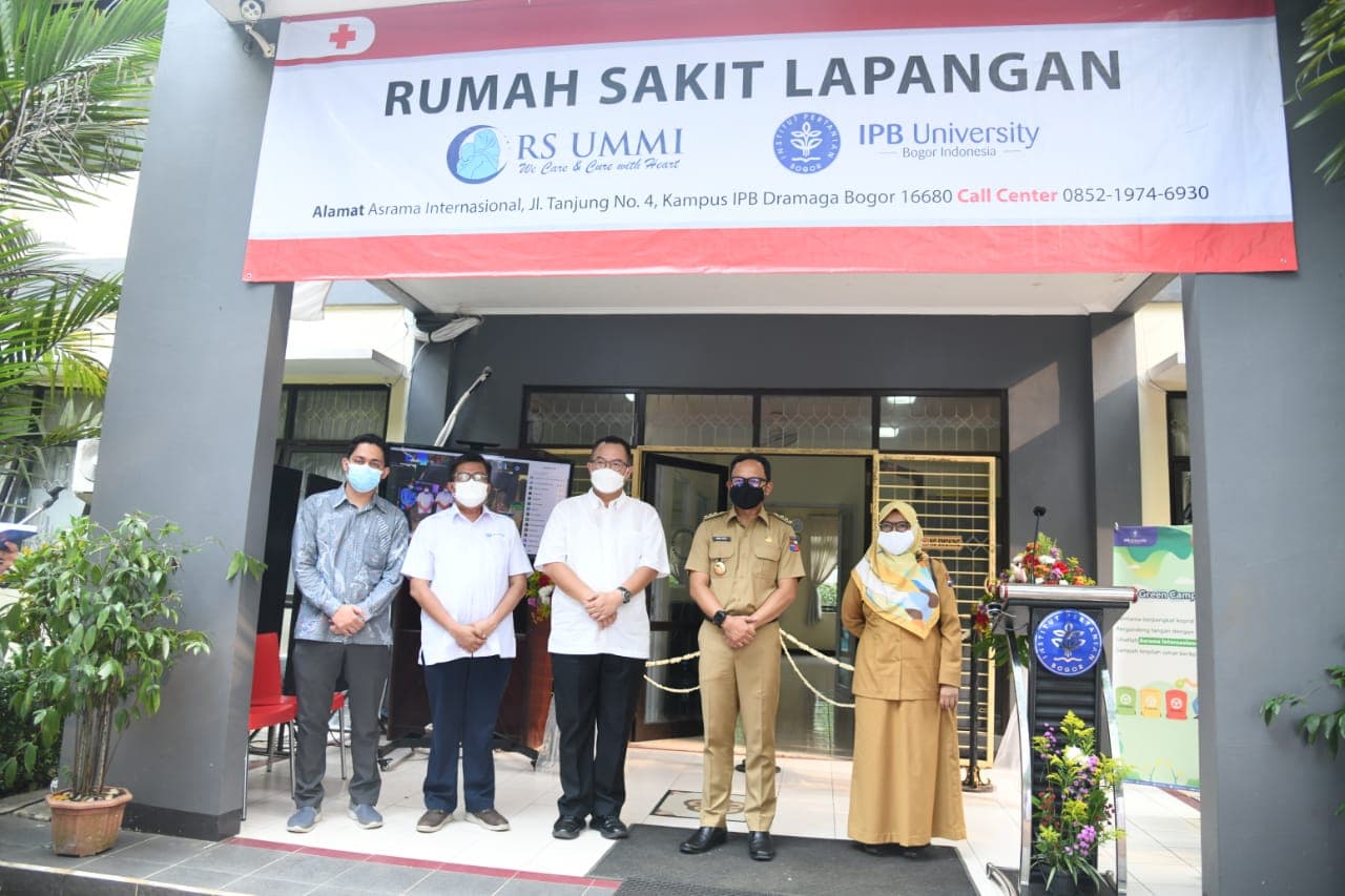 IPB resmikan Rumah Sakit Lapangan, untuk Tangani Pasien COVID-19 Gejala Sedang