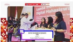 Mahasiswa ISI Yogyakarta Raih Juara I Divisi Poster Digital Pendidikan di Lomba Inovasi Digital Mahasiswa 2023